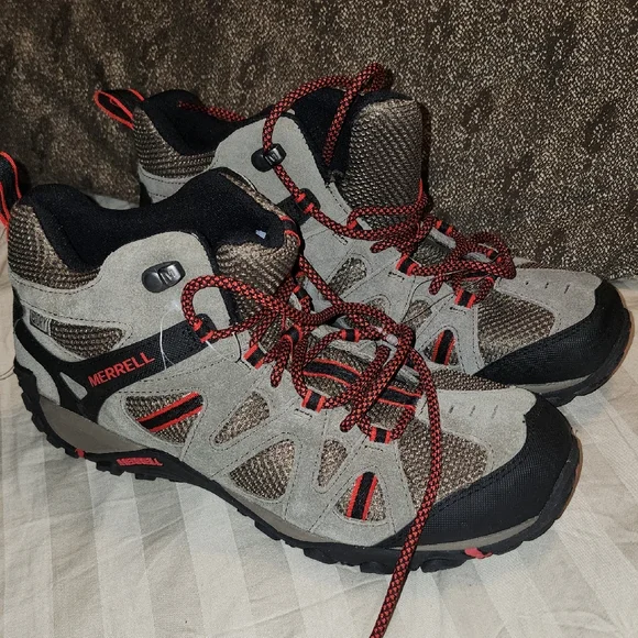 Merrell Men\'s Athletic Shoes in Gray and Red s-l400.jpg main image 2